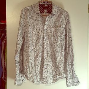 Slim Fit Men’s Floral Button Down